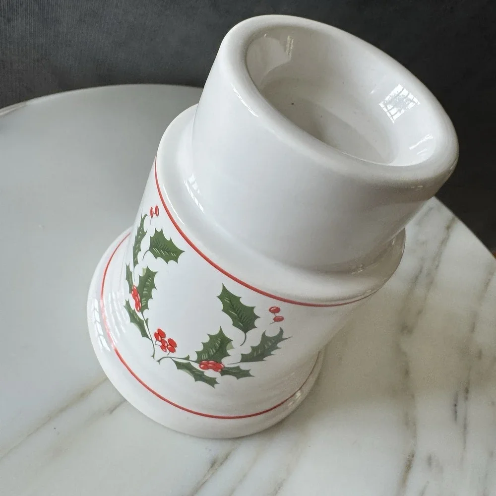 Vintage Christmas Classique Hurricane Lamps #14-7979 by Jay Import Co
